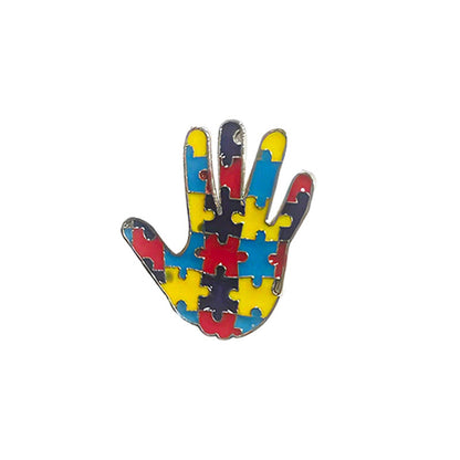 Pin Brooch Featuring A Jigsaw Pattern, Stylish And Unique Accessory For Any Outfit