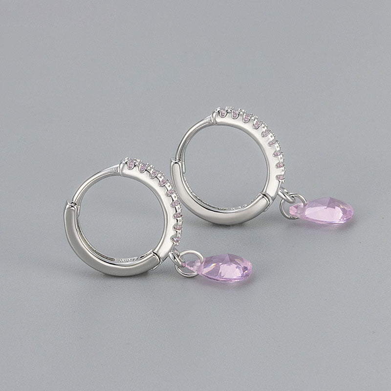 Water Droplets Copper Drop Earrings For Women Featuring Elegant Design