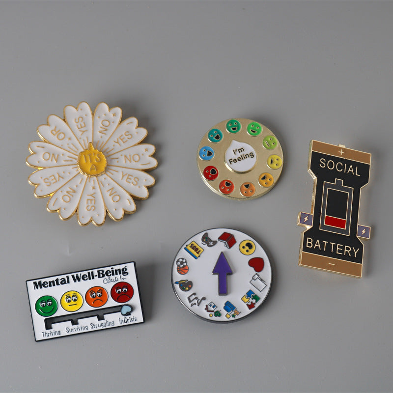 Daisy Pattern Keychain Featuring Elegant Floral Design For Stylish Accessory