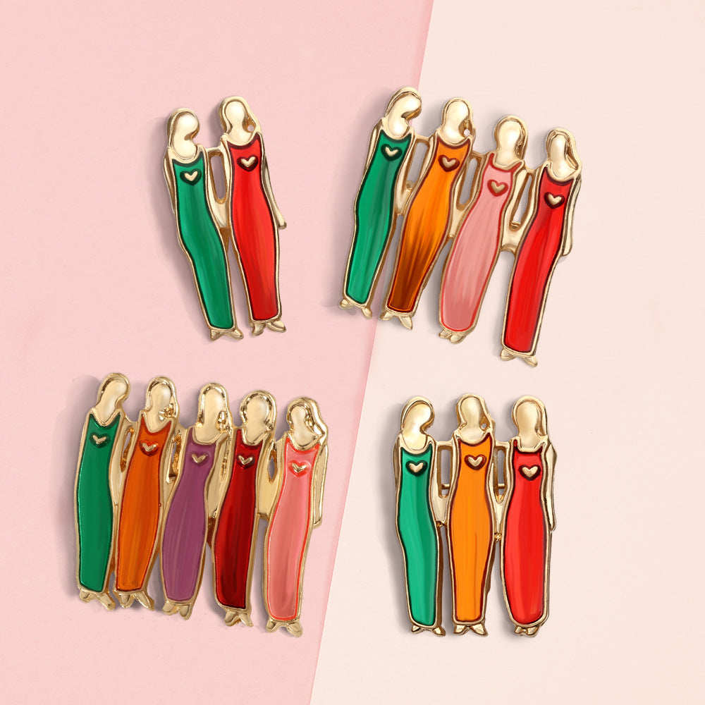 Cartoon Character Pin Brooches Featuring Unique Designs In Stylish Jewelry Accessories