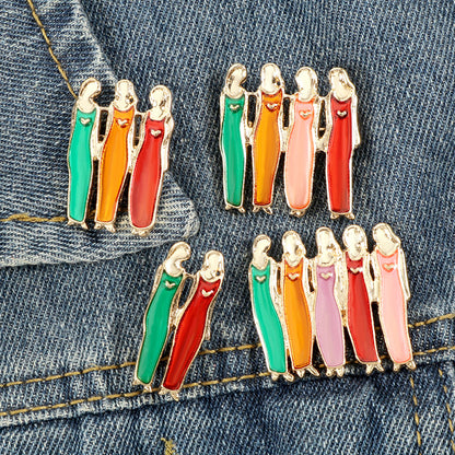 Cartoon Character Pin Brooches Featuring Unique Designs In Stylish Jewelry Accessories