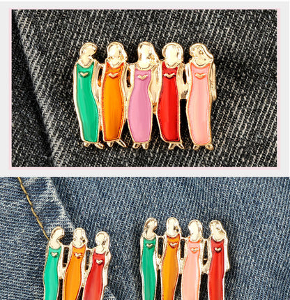 Cartoon Character Pin Brooches Featuring Unique Designs In Stylish Jewelry Accessories