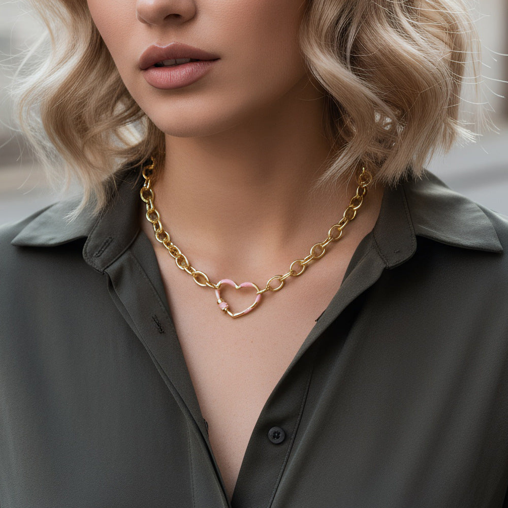 For Hip-Hop Style Necklace Featuring Customizable Design In Trendy Urban Fashion