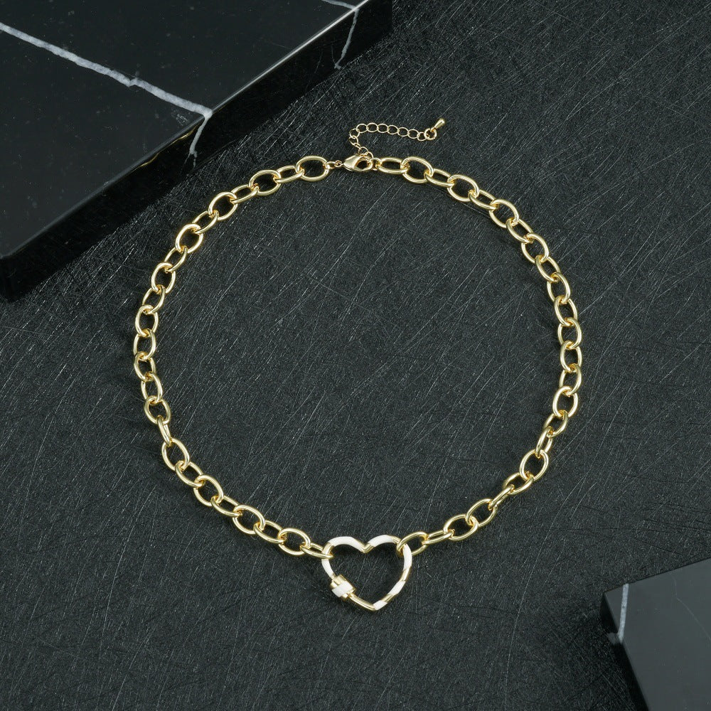 For Hip-Hop Style Necklace Featuring Customizable Design In Trendy Urban Fashion