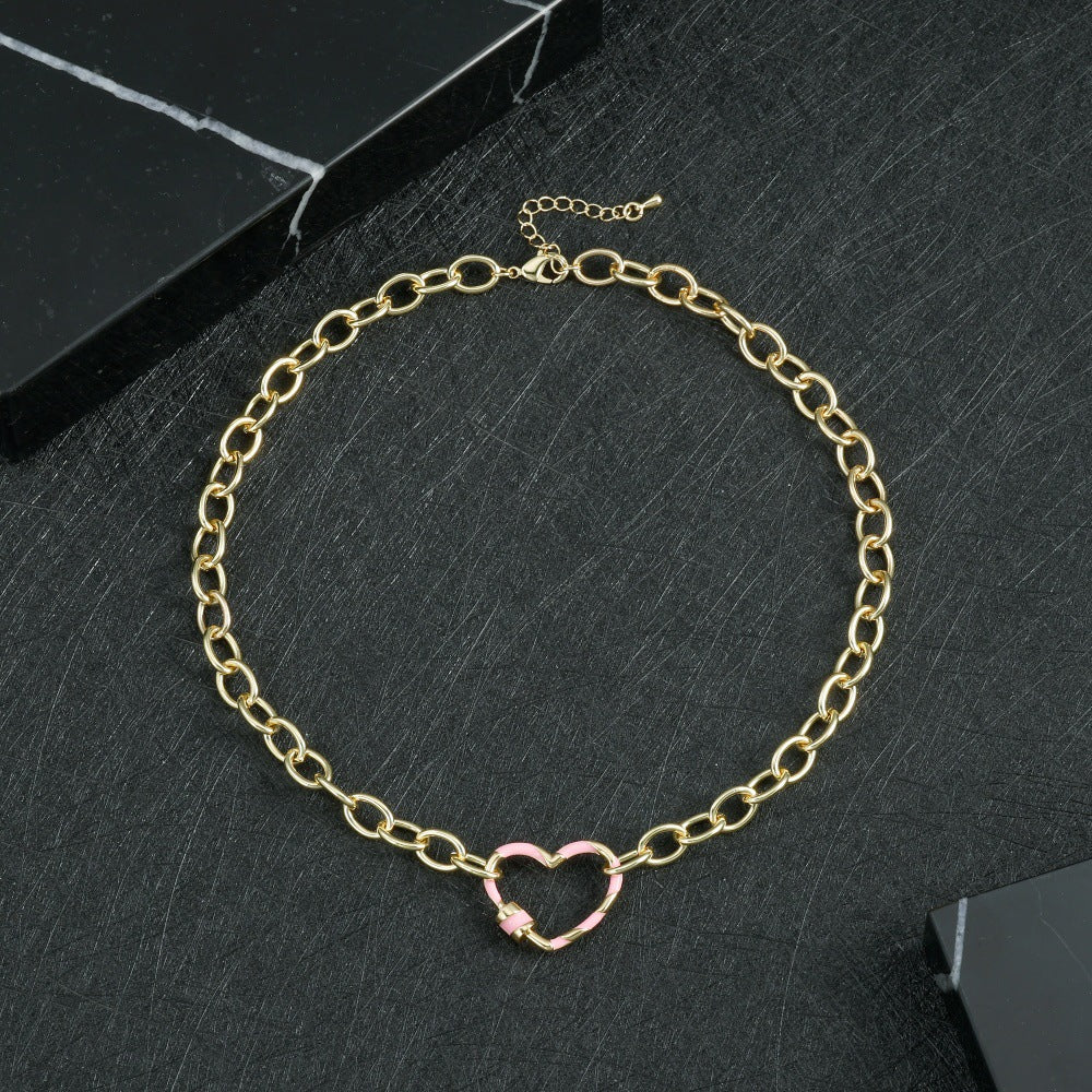 For Hip-Hop Style Necklace Featuring Customizable Design In Trendy Urban Fashion
