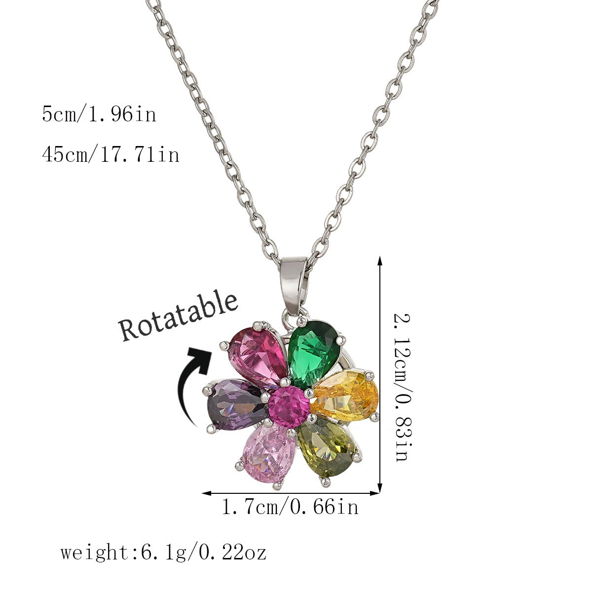 Sweet Flower Jewelry Set For Women Featuring Platinum Plated Design With Durable Copper Material