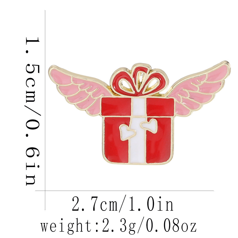 Heart Shape Letter Pin Brooch In Alloy, Perfect For Valentine's Day