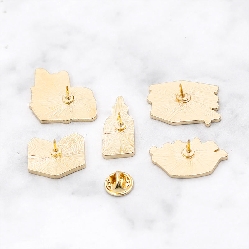Pin Brooches Featuring French Fries Design, Stylish Food-Themed Accessories