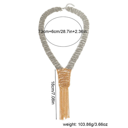 Fish Pattern Alloy Necklace In Gold Featuring Braid Craftsmanship For Elegant Style