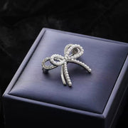 Pearl Bow/ Silver