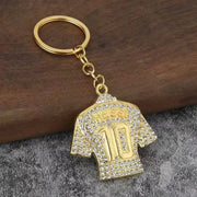 No. 10 Jersey / Gold + Four-Section Chain