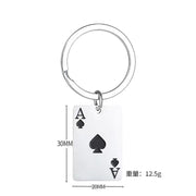 Ace of Spades + Keychain