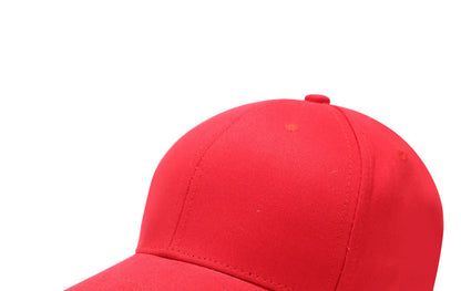 Solid Color Baseball Cap With Curved Brim In Grey, Made Of Cotton Featuring Embroidery, Suitable For Spring & Summer Adults