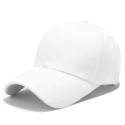 Solid Color Baseball Cap With Curved Brim In Grey, Made Of Cotton Featuring Embroidery, Suitable For Spring & Summer Adults
