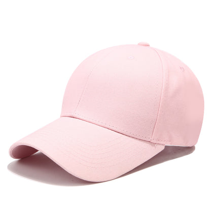 Solid Color Baseball Cap With Curved Brim In Grey, Made Of Cotton Featuring Embroidery, Suitable For Spring & Summer Adults