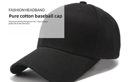 Solid Color Baseball Cap With Curved Brim In Grey, Made Of Cotton Featuring Embroidery, Suitable For Spring & Summer Adults