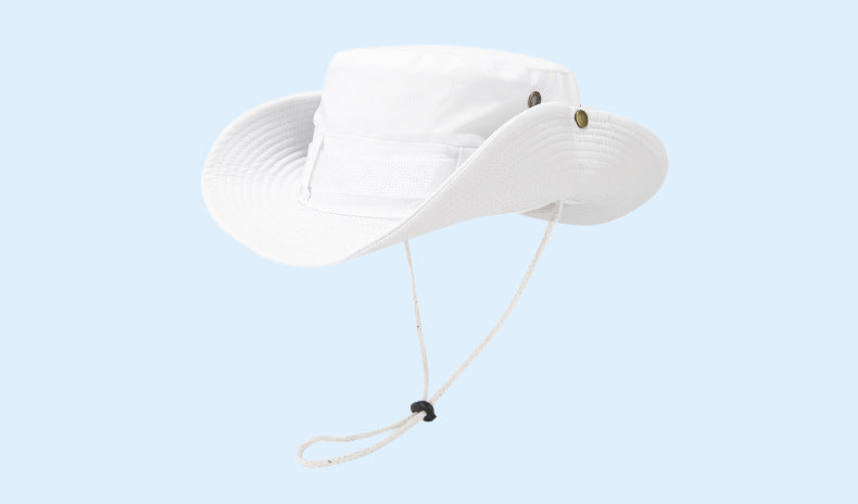 Adult Bucket Hat With Ruffles Brim In Army Green, Acrylic Material, Perfect For Spring & Summer