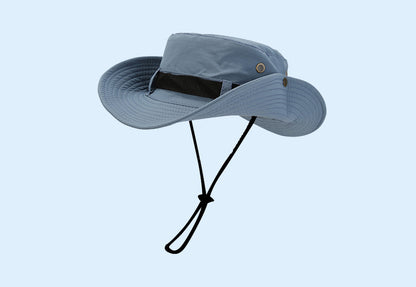 Adult Bucket Hat With Ruffles Brim In Army Green, Acrylic Material, Perfect For Spring & Summer