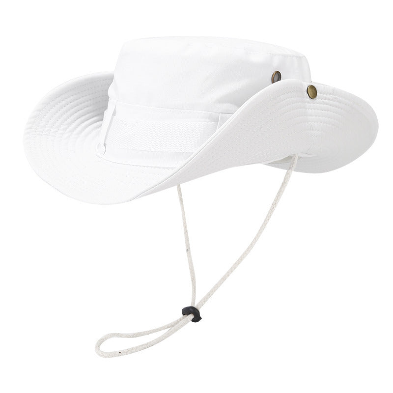 Adult Bucket Hat With Ruffles Brim In Army Green, Acrylic Material, Perfect For Spring & Summer
