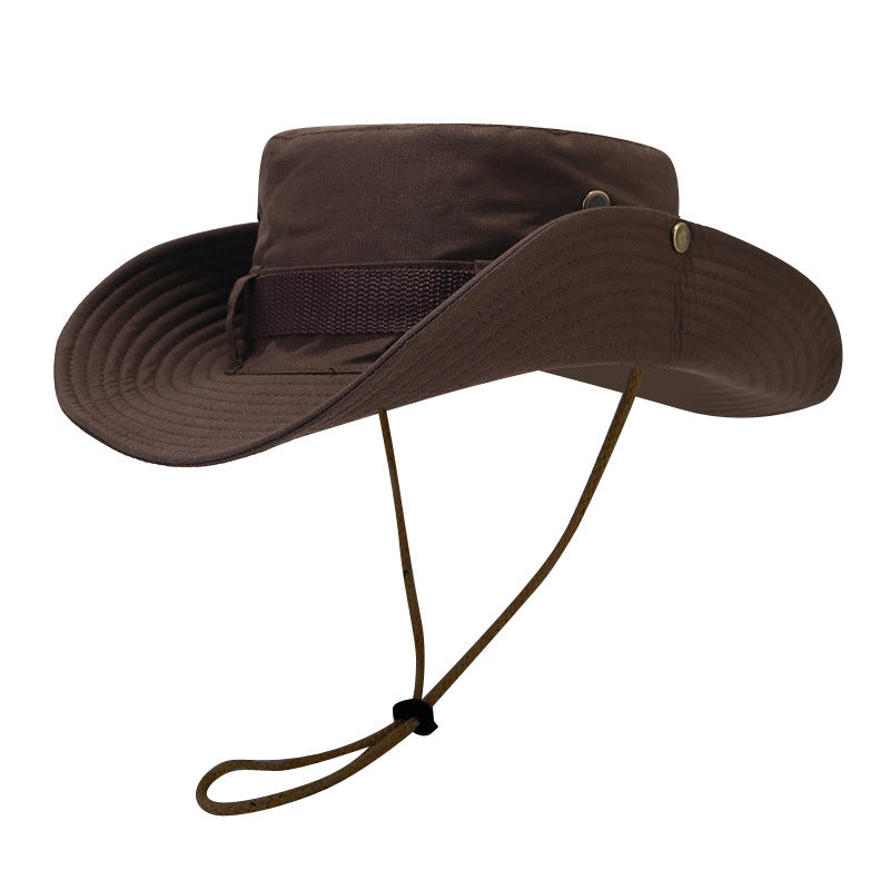 Adult Bucket Hat With Ruffles Brim In Army Green, Acrylic Material, Perfect For Spring & Summer