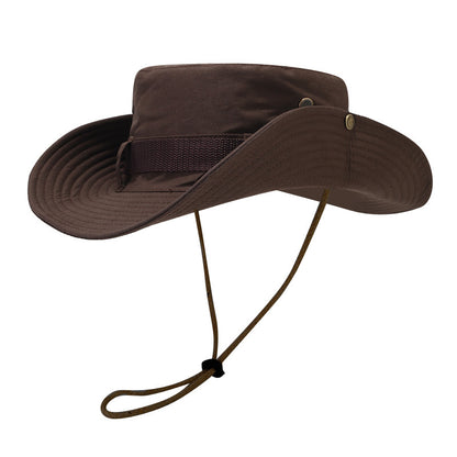 Adult Bucket Hat With Ruffles Brim In Army Green, Acrylic Material, Perfect For Spring & Summer