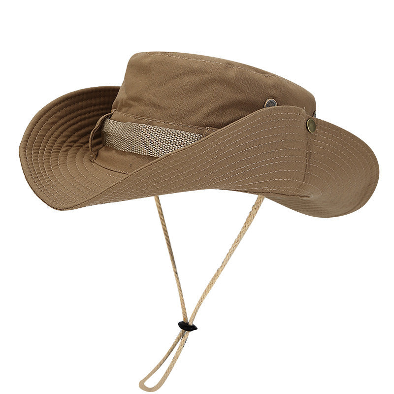 Adult Bucket Hat With Ruffles Brim In Army Green, Acrylic Material, Perfect For Spring & Summer