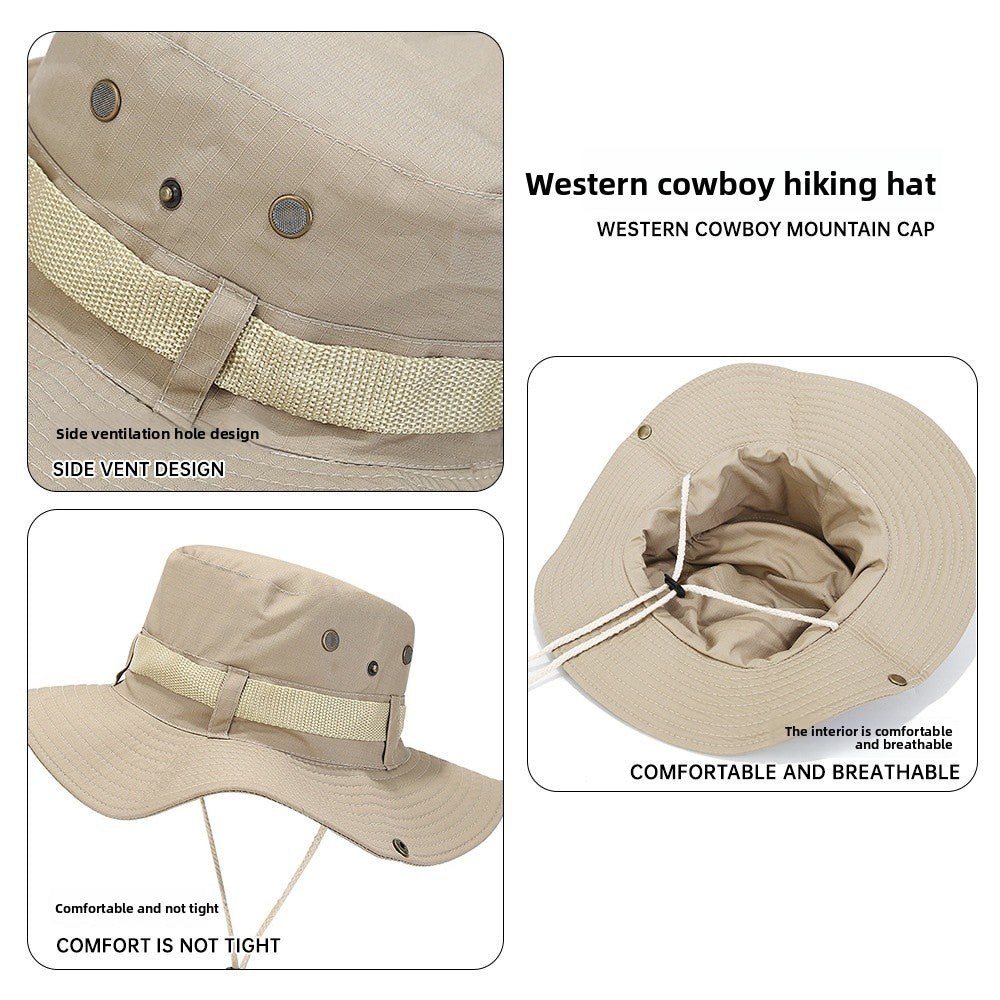 Adult Bucket Hat With Ruffles Brim In Army Green, Acrylic Material, Perfect For Spring & Summer