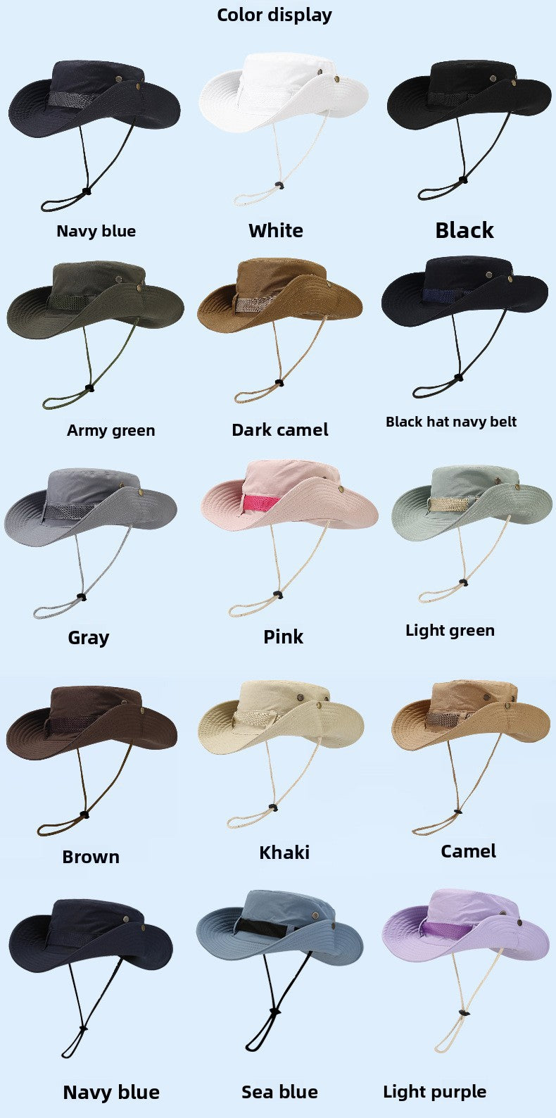 Adult Bucket Hat With Ruffles Brim In Army Green, Acrylic Material, Perfect For Spring & Summer
