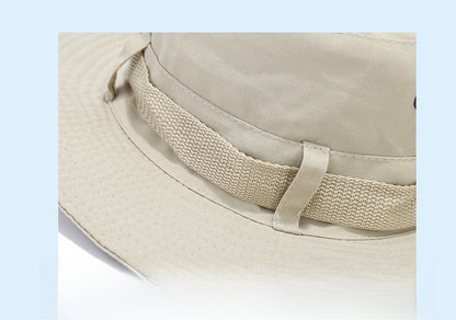 Adult Bucket Hat With Ruffles Brim In Army Green, Acrylic Material, Perfect For Spring & Summer