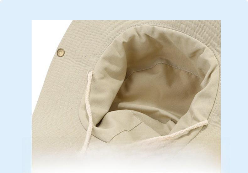 Adult Bucket Hat With Ruffles Brim In Army Green, Acrylic Material, Perfect For Spring & Summer