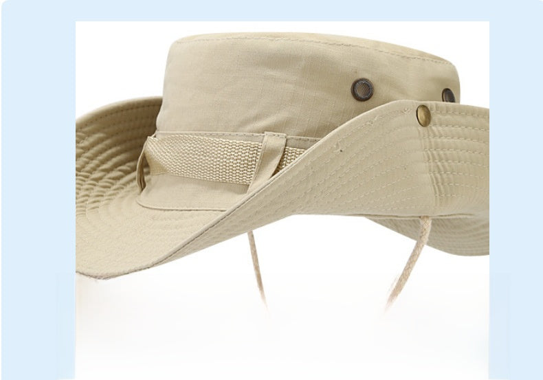 Adult Bucket Hat With Ruffles Brim In Army Green, Acrylic Material, Perfect For Spring & Summer