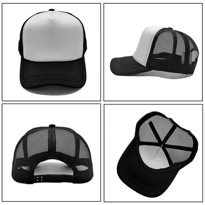 LOGO Casual Style Curved Brim Mesh Hat For Adults In Summer, Featuring Polyester Material With Embroidery Craft