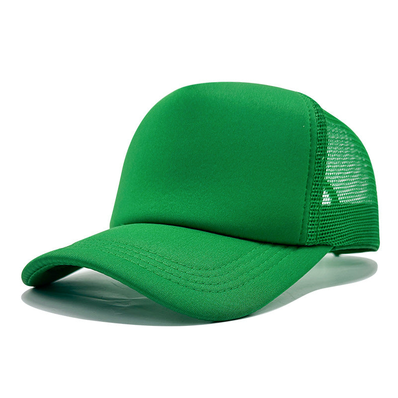 LOGO Casual Style Curved Brim Mesh Hat For Adults In Summer, Featuring Polyester Material With Embroidery Craft