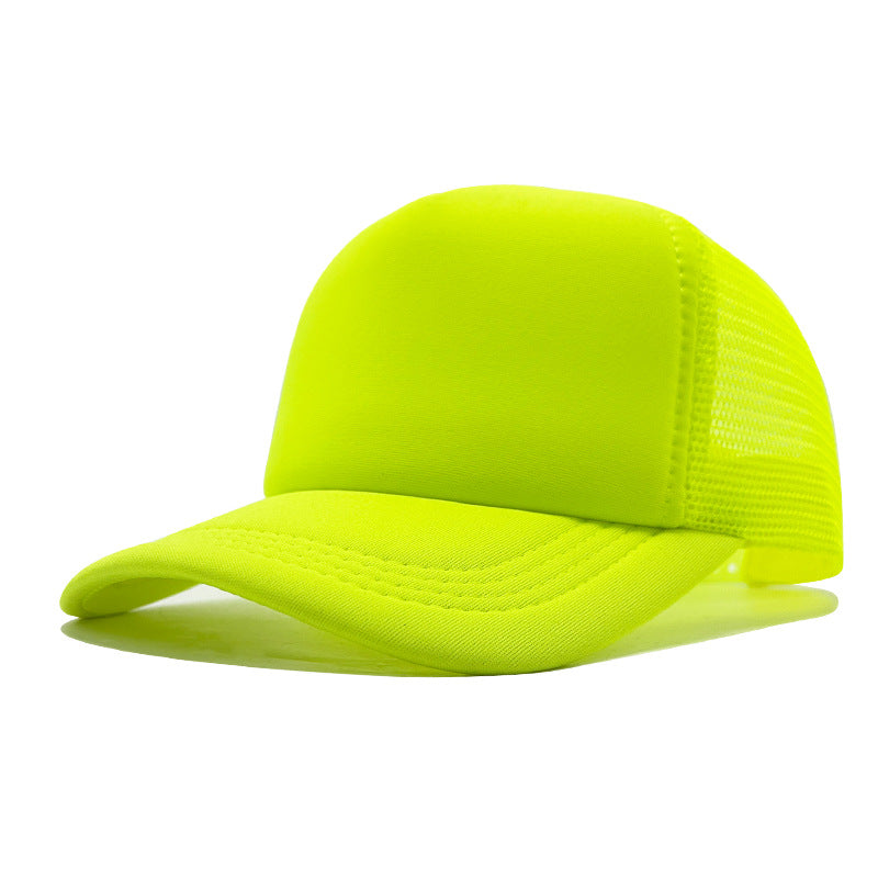 LOGO Casual Style Curved Brim Mesh Hat For Adults In Summer, Featuring Polyester Material With Embroidery Craft