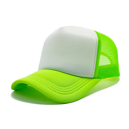 LOGO Casual Style Curved Brim Mesh Hat For Adults In Summer, Featuring Polyester Material With Embroidery Craft