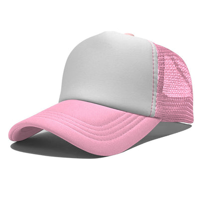 LOGO Casual Style Curved Brim Mesh Hat For Adults In Summer, Featuring Polyester Material With Embroidery Craft