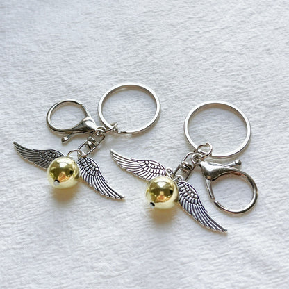 Anime Pattern Hip-Hop Style Pendant In Golden Color, Stylish Hanging Accessory