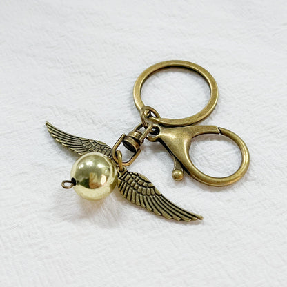 Anime Pattern Hip-Hop Style Pendant In Golden Color, Stylish Hanging Accessory