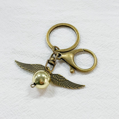 Anime Pattern Hip-Hop Style Pendant In Golden Color, Stylish Hanging Accessory