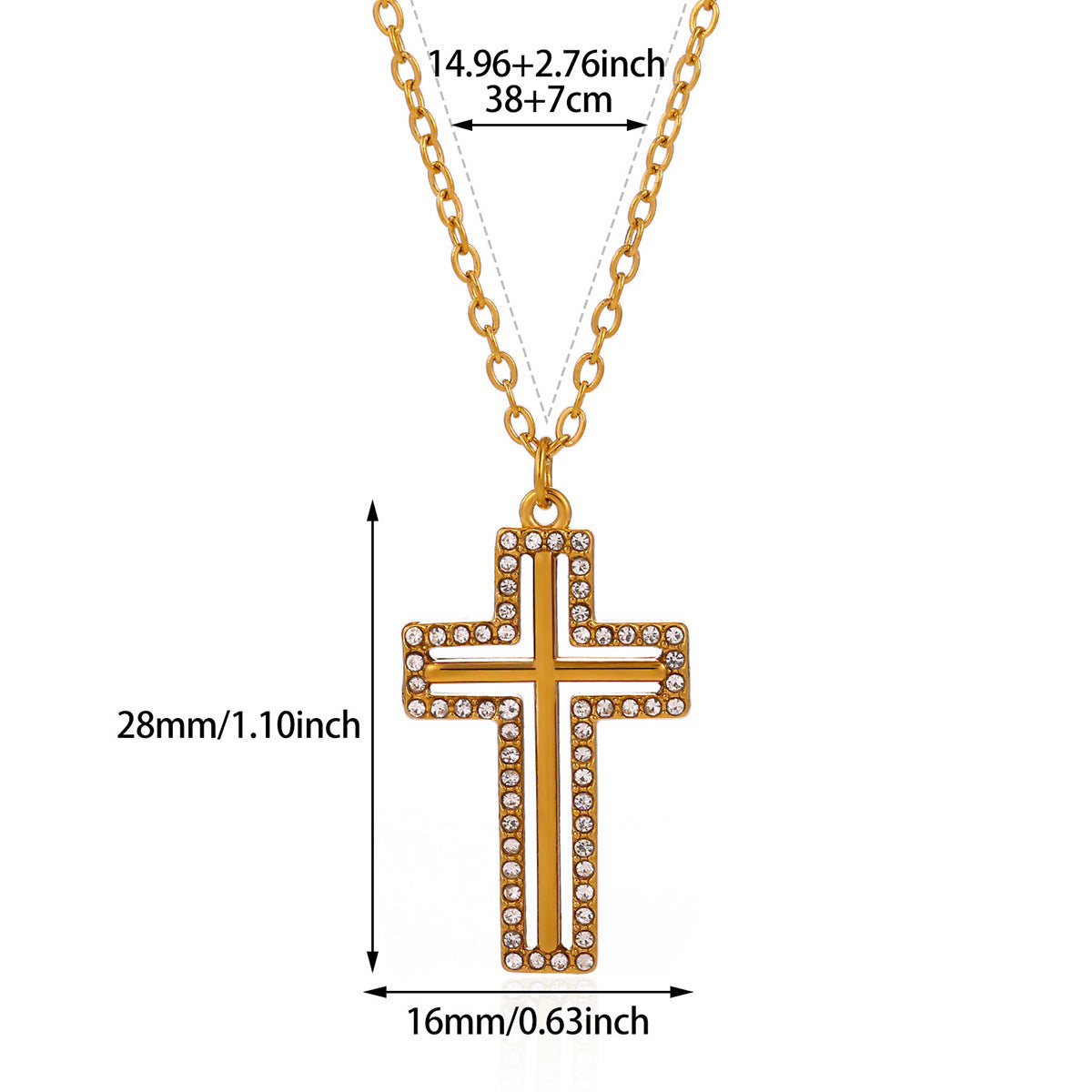 Heart Shape Necklace For Women In 304 Stainless Steel With Multicolor Design
