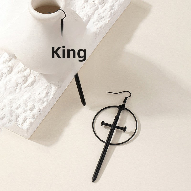 Round Alloy Hoop Earrings For Women In Elegant Golden Finish