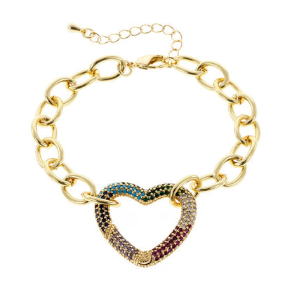 Heart Shape Necklace For Women Featuring Elegant Copper Material
