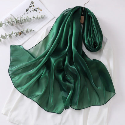 Elegant Organza Kerchief Silk Scarf Featuring Lightweight And Sheer Fabric For Stylish Accessories