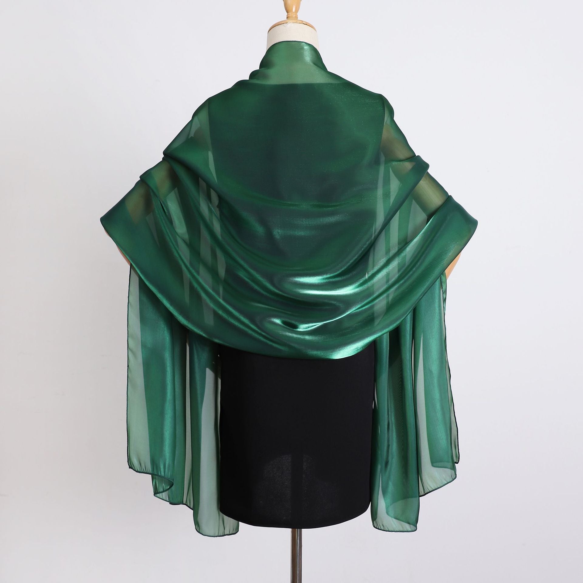 Elegant Organza Kerchief Silk Scarf Featuring Lightweight And Sheer Fabric For Stylish Accessories