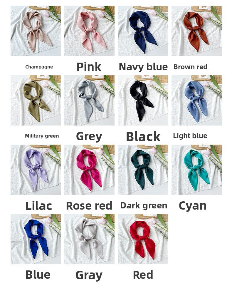 Lilac Silk Scarf For Summer, Elegant And Lightweight Accessory