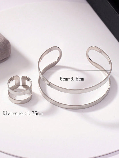 Golden Jewelry Set Featuring Metal Material For Elegant Wear