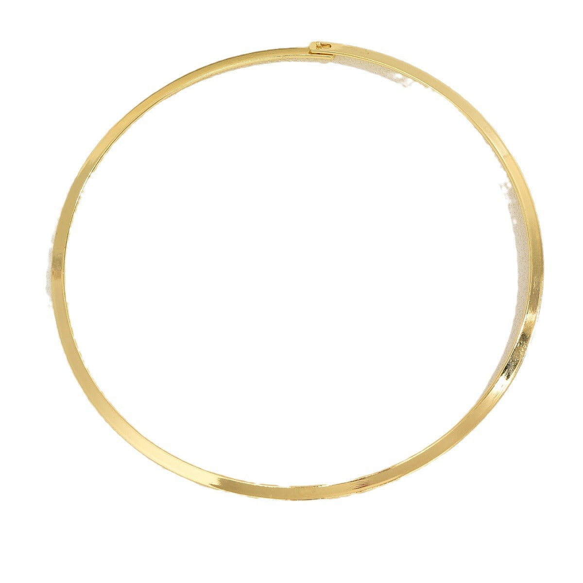 For Choker Featuring Golden Metal Design, Stylish And Elegant Accessory