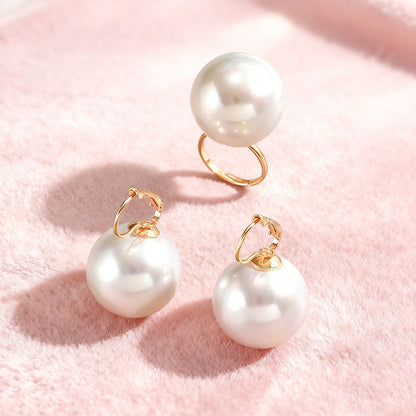 Women’s Jewelry Set Featuring Imitation Pearl In Elegant White
