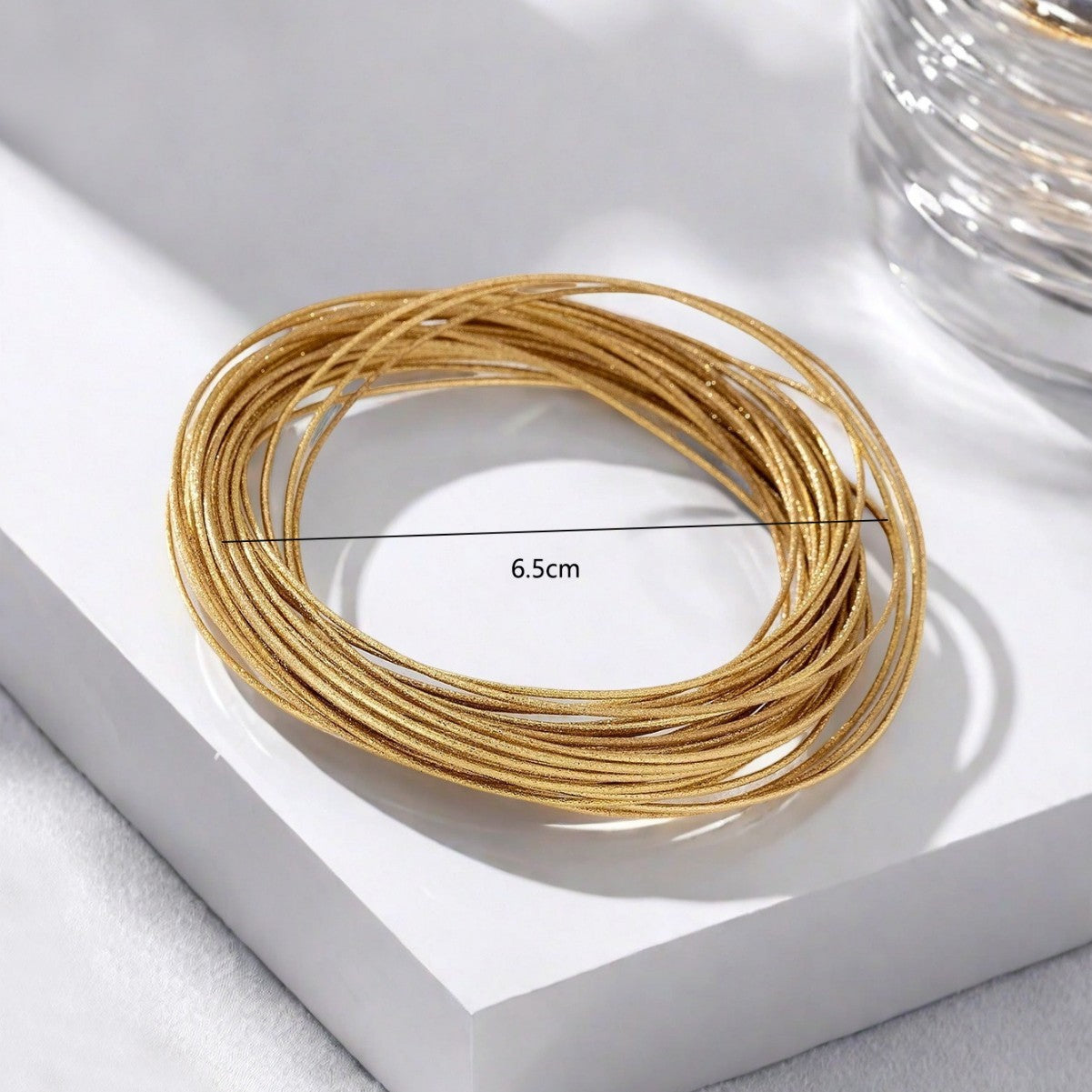 Golden Punk Alloy Wristband Bangle For Stylish Accessories
