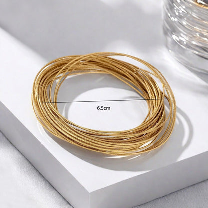 Golden Punk Alloy Wristband Bangle For Stylish Accessories